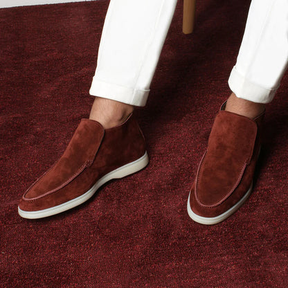 SUEDE LOAFERS