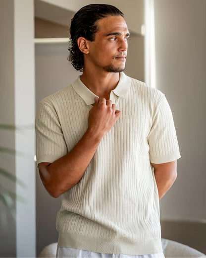 LISBOA RIBBED POLO