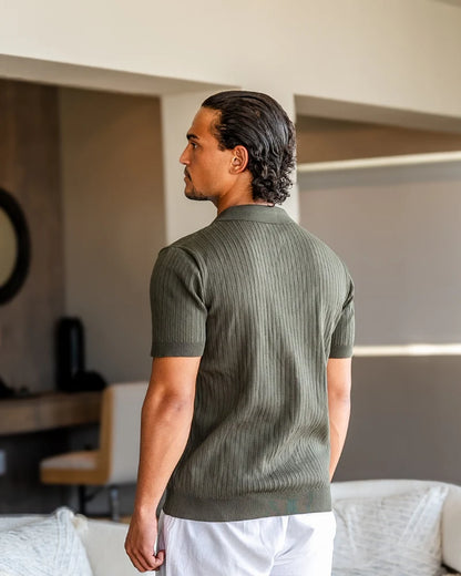LISBOA RIBBED POLO