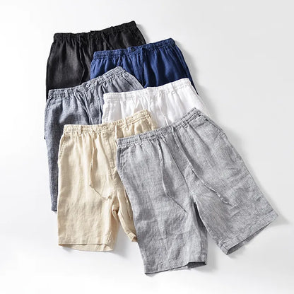 LOOSE LINEN SHORTS